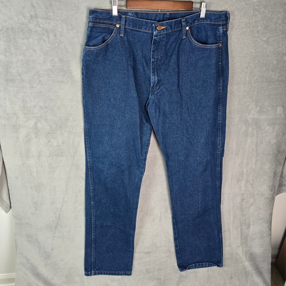 Wrangler 1013MWZPW Mens Indigo Blue Straight Leg Denim Jeans 38x34